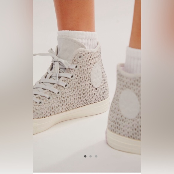 NIB Converse Chuck Taylor All Star Knit High
Top Sneakers Size 9.5 Fossilized - Picture 5 of 6